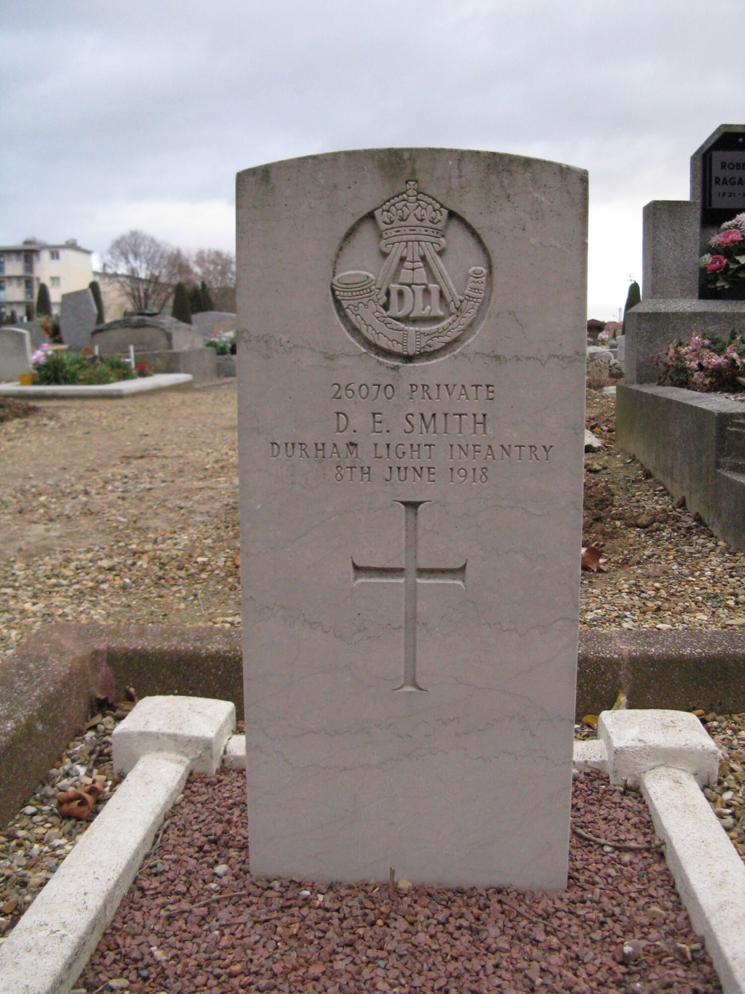 Tombe de David Smith. Arch. mun. Ivry-sur-Seine.